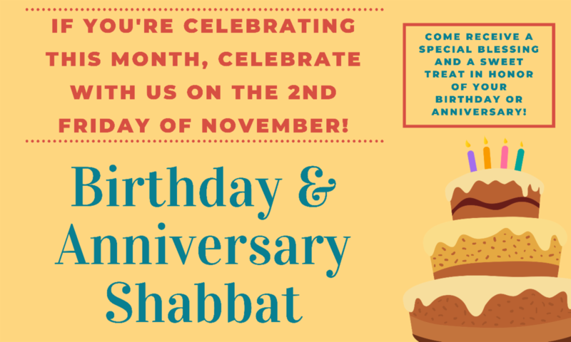Banner Image for Kabbalat Shabbat - Birthday/Anniversary/Chanukah Shabbat