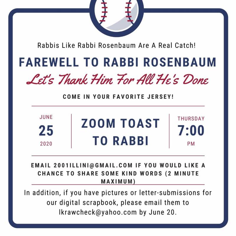 Banner Image for Zoom Toast to Rabbi Rosenbaum