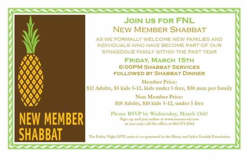 Banner Image for FNL: New Member Shabbat