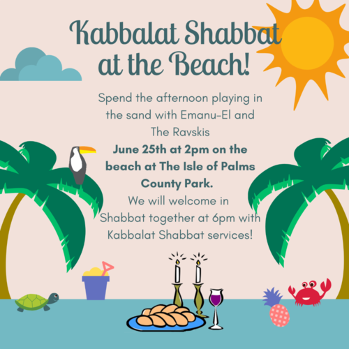 Banner Image for Kabbalat Shabbat at the Beach - IOP