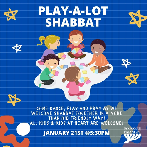 Banner Image for Play-a-Lot Shabbat